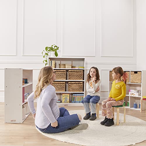 Wooden Classic Bookcase with Adjustable Shelves 48in