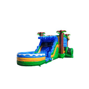 Jaguar Commercial Grade Bounce House Water Slide with Pool