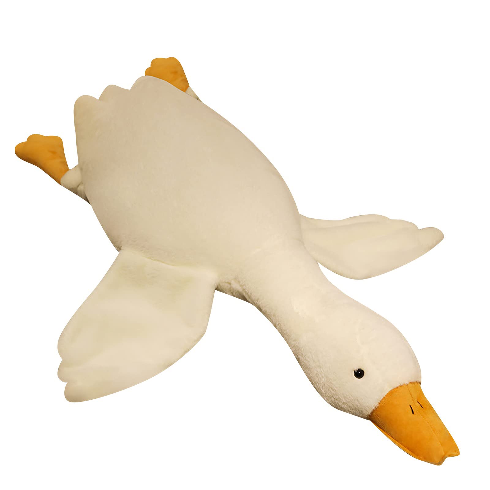 Goose Stuffed Animal Pillow Toy, Cute Giant White Goose Stuffed Animal Duck Plush