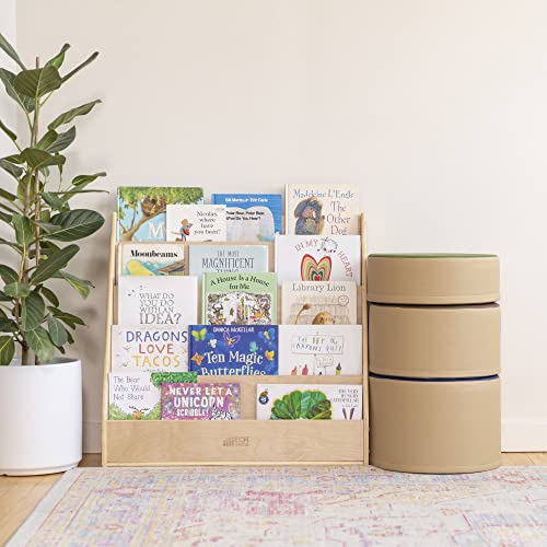 Single-Sided Book Display with Storage