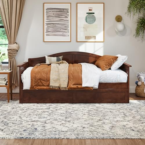 Twin Daybed with Trundle Bed Frame