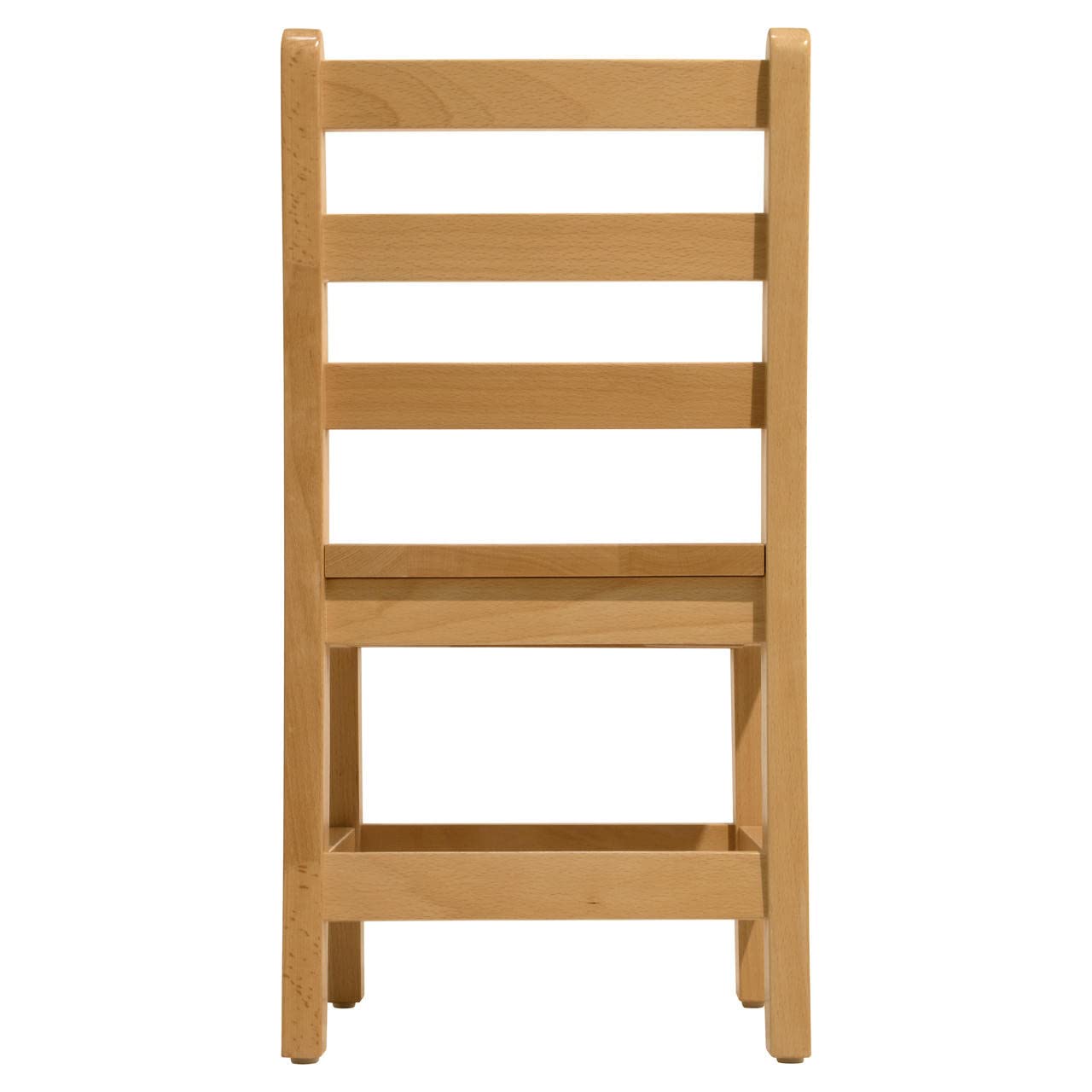 Kids Wooden Ladderback Chair Set - Natural Beechwood