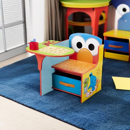 Chair Desk With Storage Bin, Sesame Street
