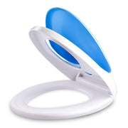 Close Toilet Seat with Built-in Potty Training Seat, Plastic
