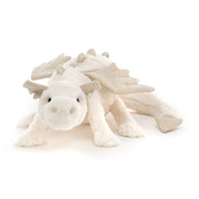 Snow Dragon Stuffed Animal, Large 19.5 inches - Mythical Plush Toy - Classic Children's Gift