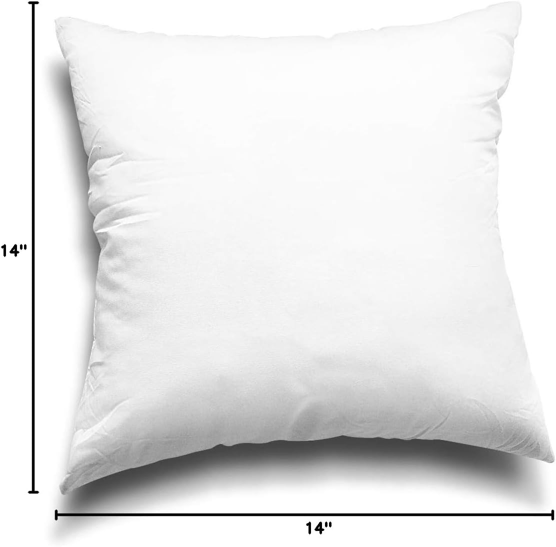Throw Pillow Inserts, Set of 2 Lightweight Down Alternative Polyester
