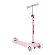 Solaris Kick Scooter with Multicolor Wheel Lights, 4.5” Front Wheels, Rear Foot Brake