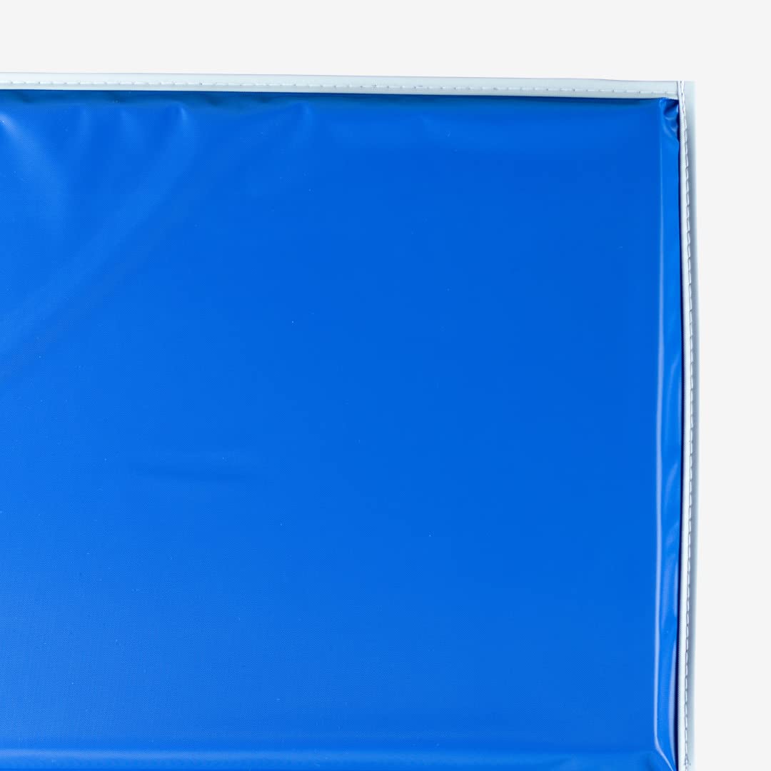Heavy-Duty Nap Mat, Blue/Teal Vinyl Kids mat (2 inch)
