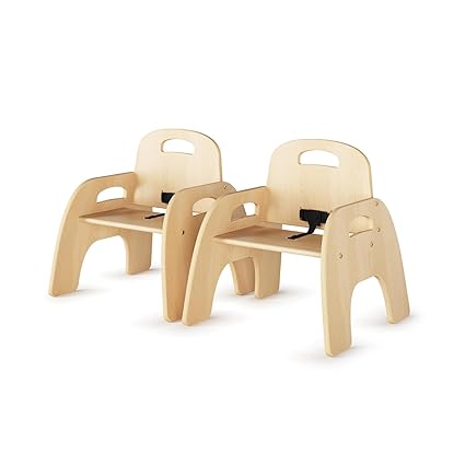 Simple Sitter Low Wood Feeding Chairs Multipack