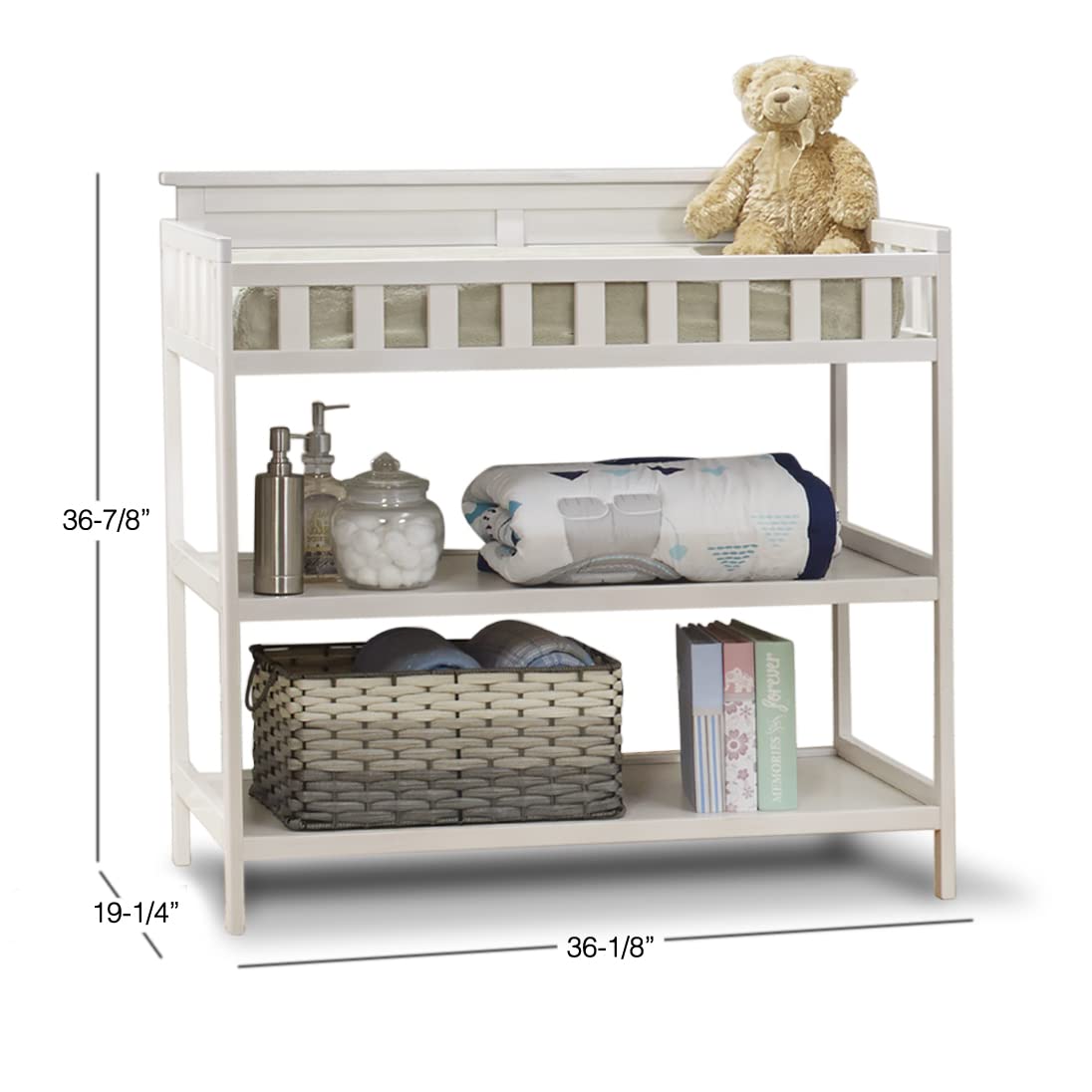 Farmhouse Changing Table with Pad