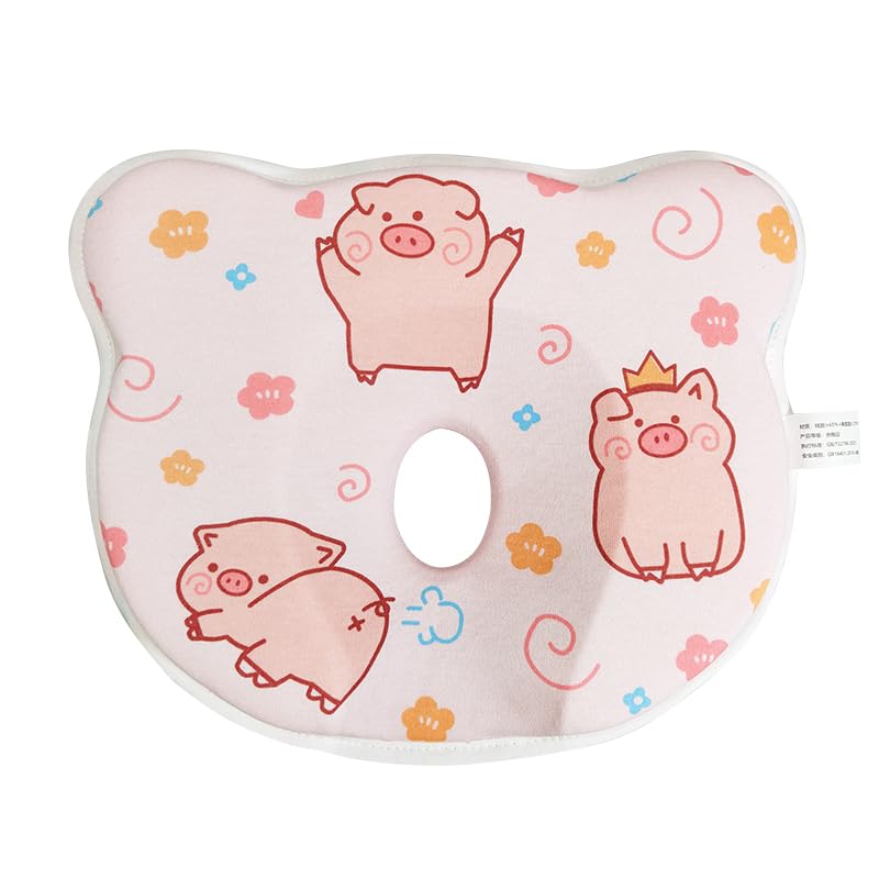 Baby Memory Foam Pillow, Skin-Friendly & Breathable, Soft & Cosy