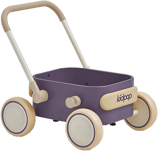 Push Walker with Wheels Toddler Wagon for First Learner Baby