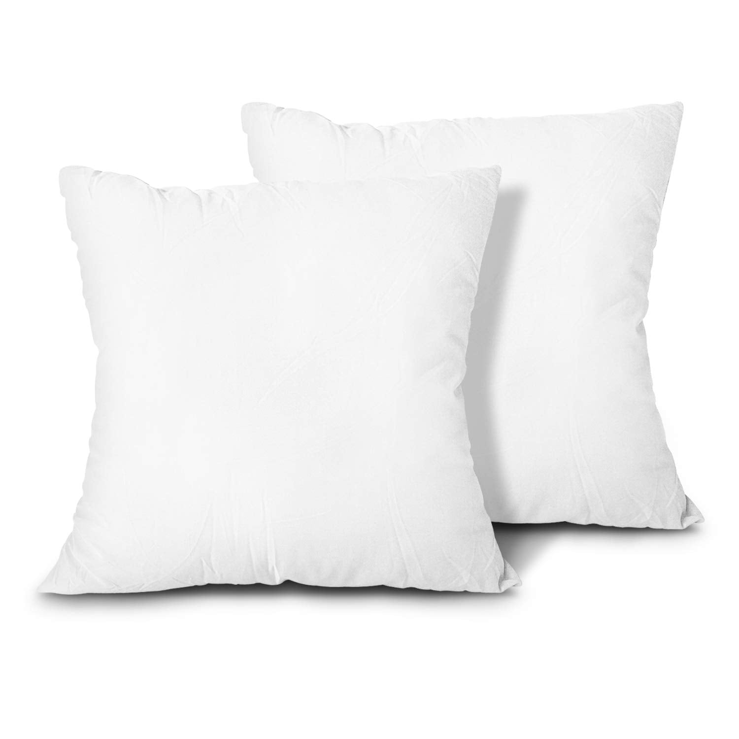 Throw Pillow Inserts, Set of 2 Lightweight Down Alternative Polyester