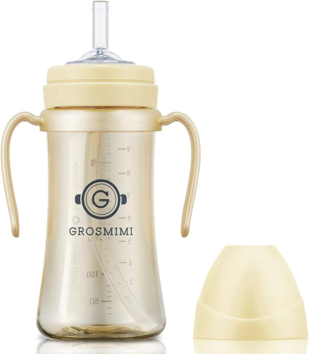 Spill Proof Magic Sippy Cup with Straw with Handle for Baby and Toddlers