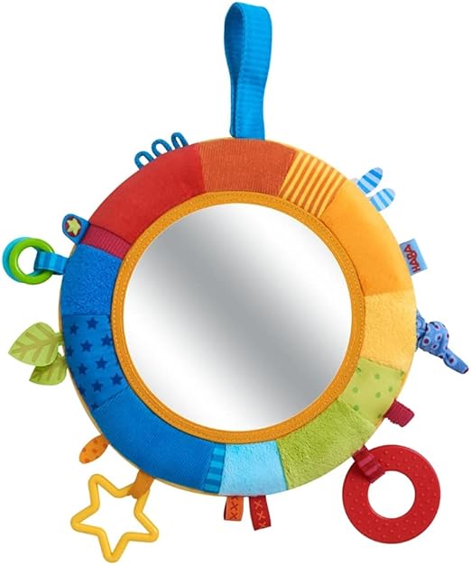 Rainbow Activity Spiral Car Seat Toy and Stroller Toys for Baby 0-6 Months
