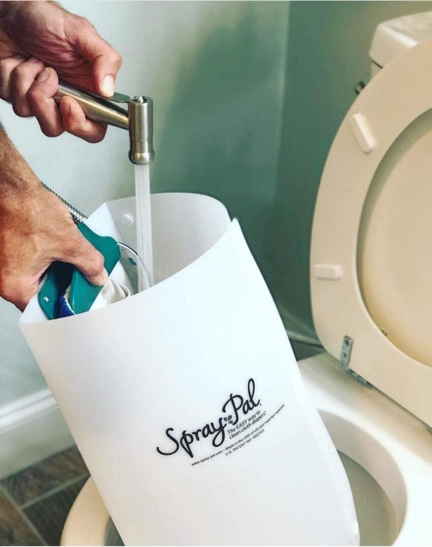 Diaper Sprayer Splatter Shield – Patented Cloth Diaper Cleaning Shield