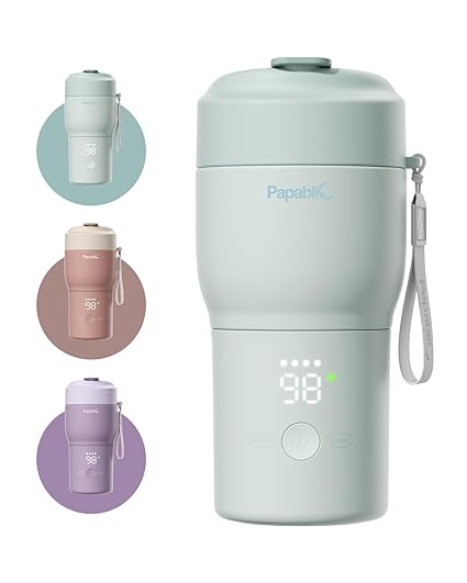 Portable Bottle Warmer for Travel Pro – Fast Heating, Built-in Sterilizer,