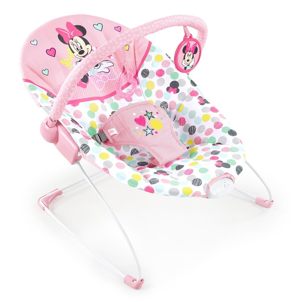 Disney Baby Minnie Mouse Baby Bouncer Soothing Vibrations
