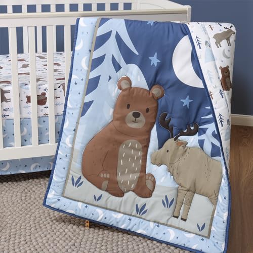 3 Piece Baby Crib Bedding Set for Boys - Newborn