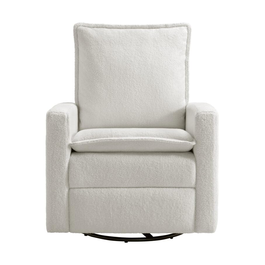 Uptown Upholstered Swivel Glider and Recliner Nursery Chair