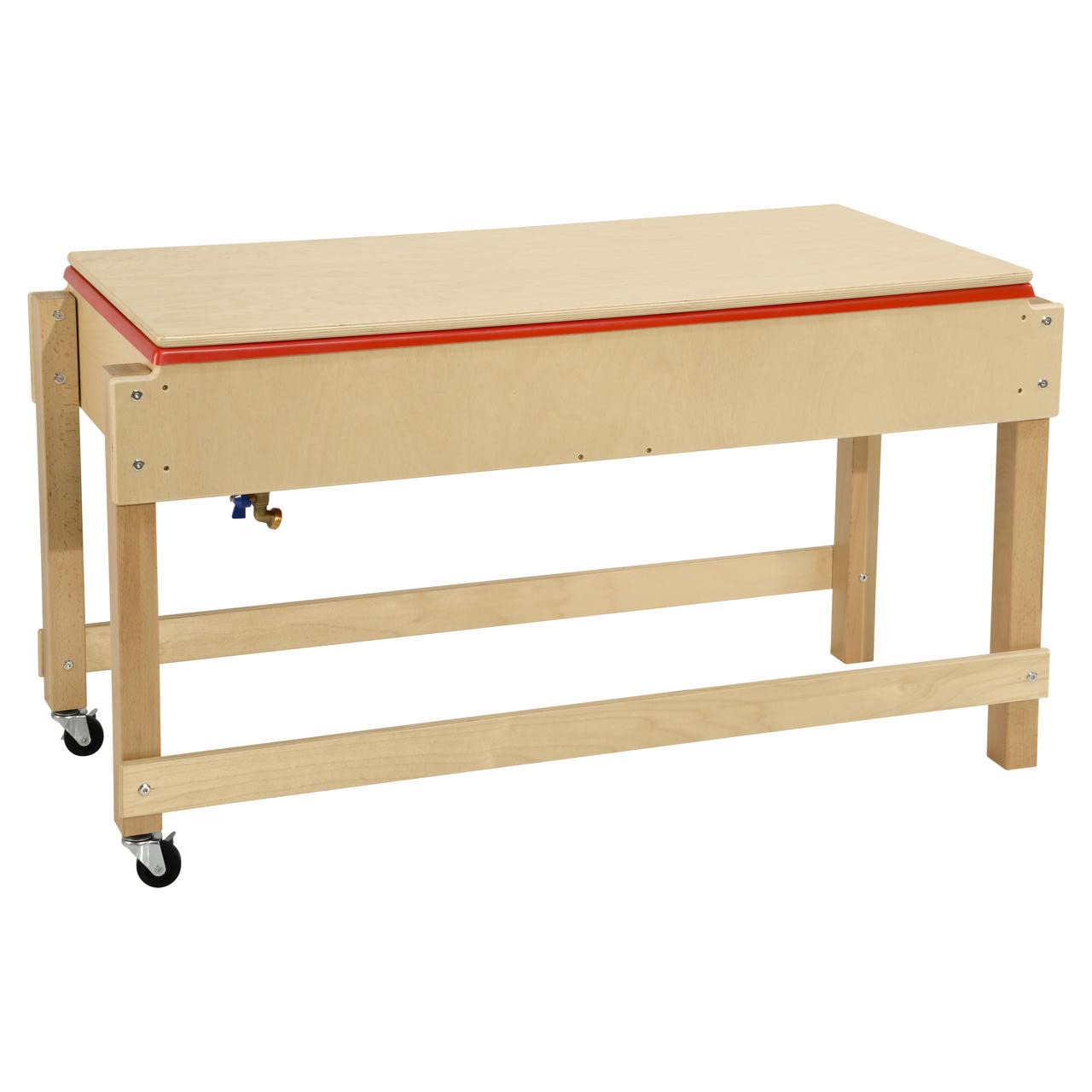 Sand and Water Sensory Play Table, Drainable Plastic Tub with Lid