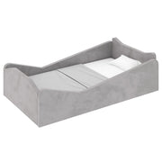 Toddler Bed, Floor Bed with Safety Guadrail