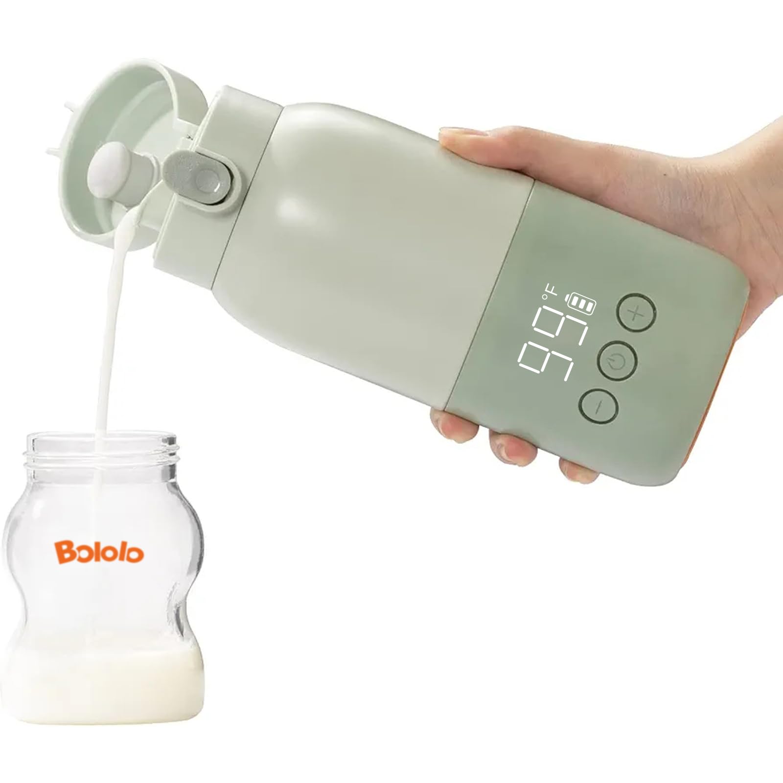 Portable Bottle Warmer for Travel, Super Fast Charging, Instant Breastmilk