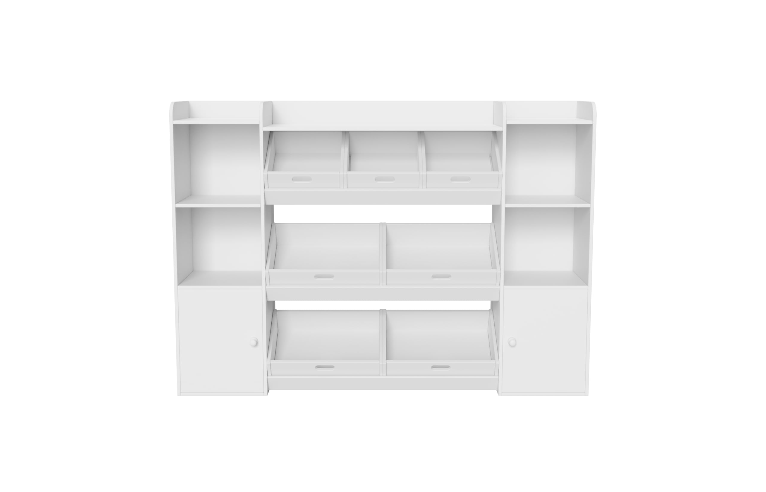4-Tier Kids Toy Storage Organizer with Storage Boxes