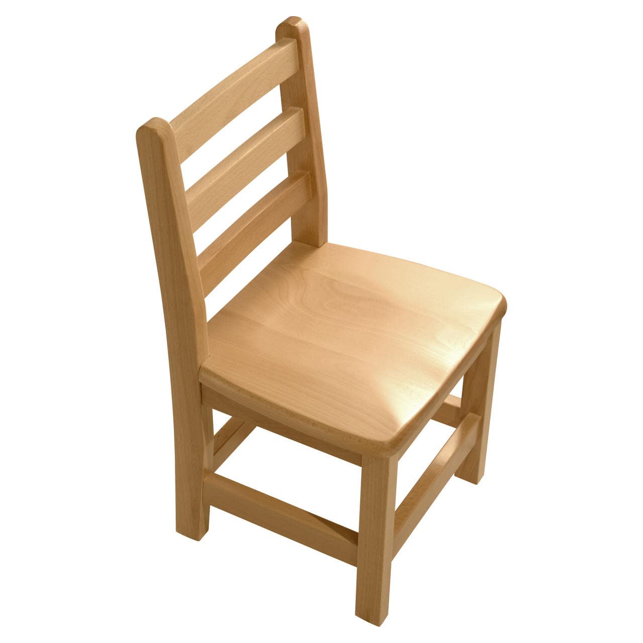 Wooden Chair Set, Fully Assembled Youth Ladderback Wood Chairs