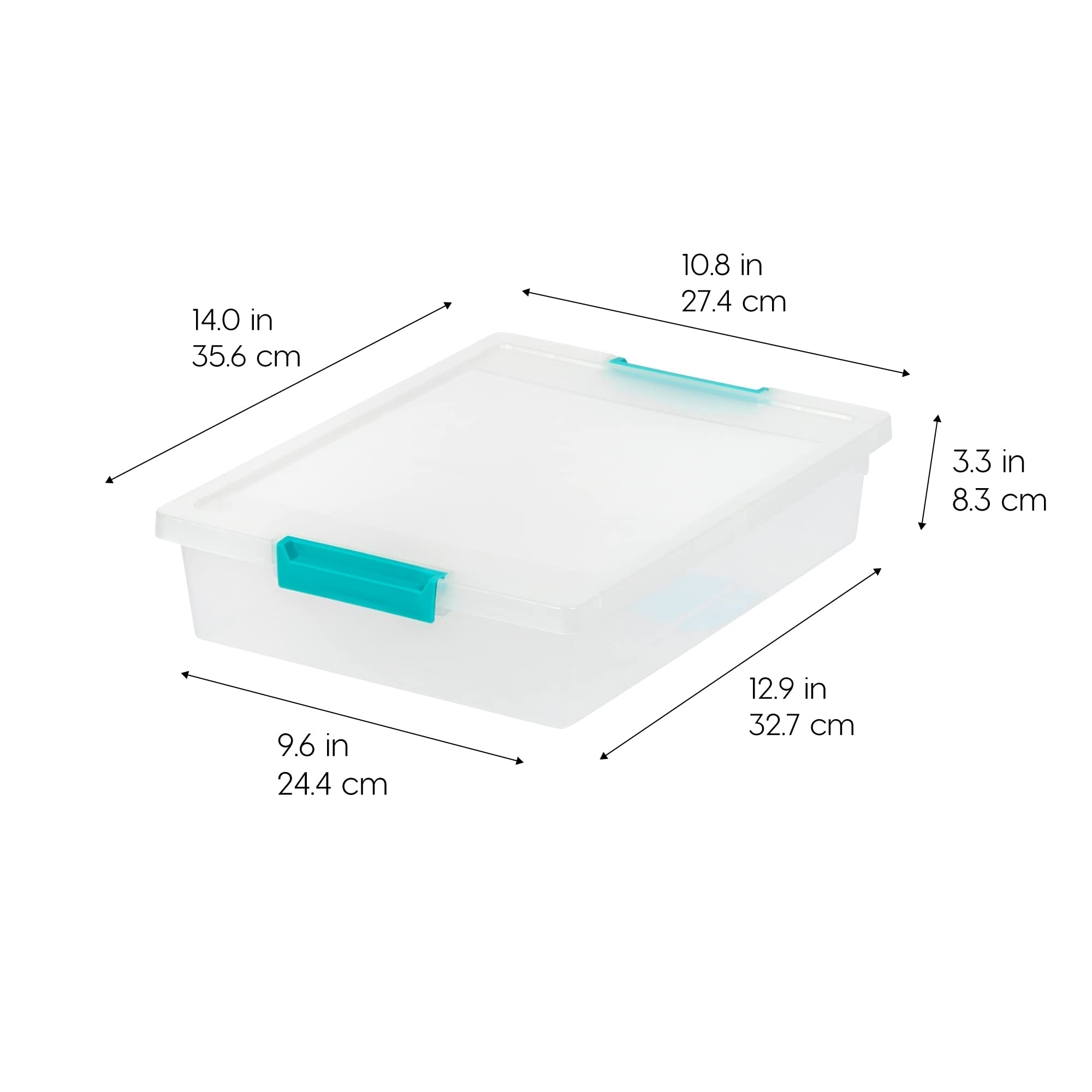 3-Tier Stackable Storage Bins with Drawers - 67QT Collapsible Organizer
