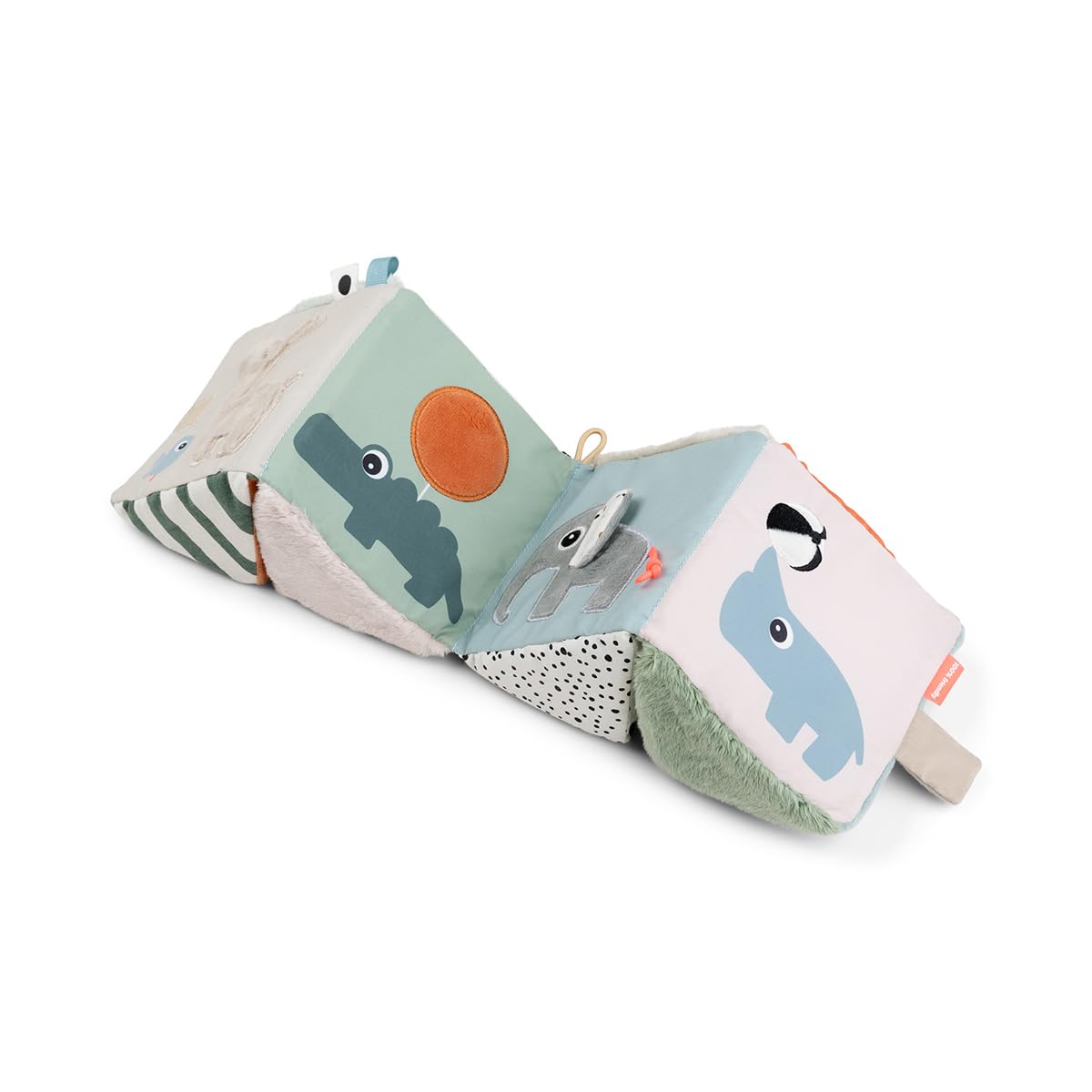 Croco Tummy Time Activity Toy and Deer Friends Fold-Out Sensory Cube - Sensory Play