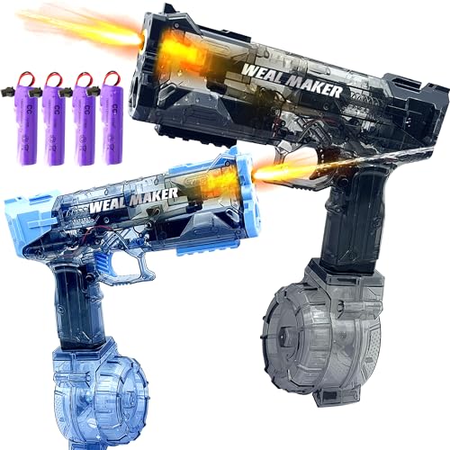 Water Guns with LED Light, Automatic Squirt Guns for Adults and Kids