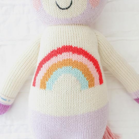 Zoe The Unicorn Little 13" Hand-Knit Doll – 1 Doll = 10 Meals, Fair Trade, Heirloom Quality