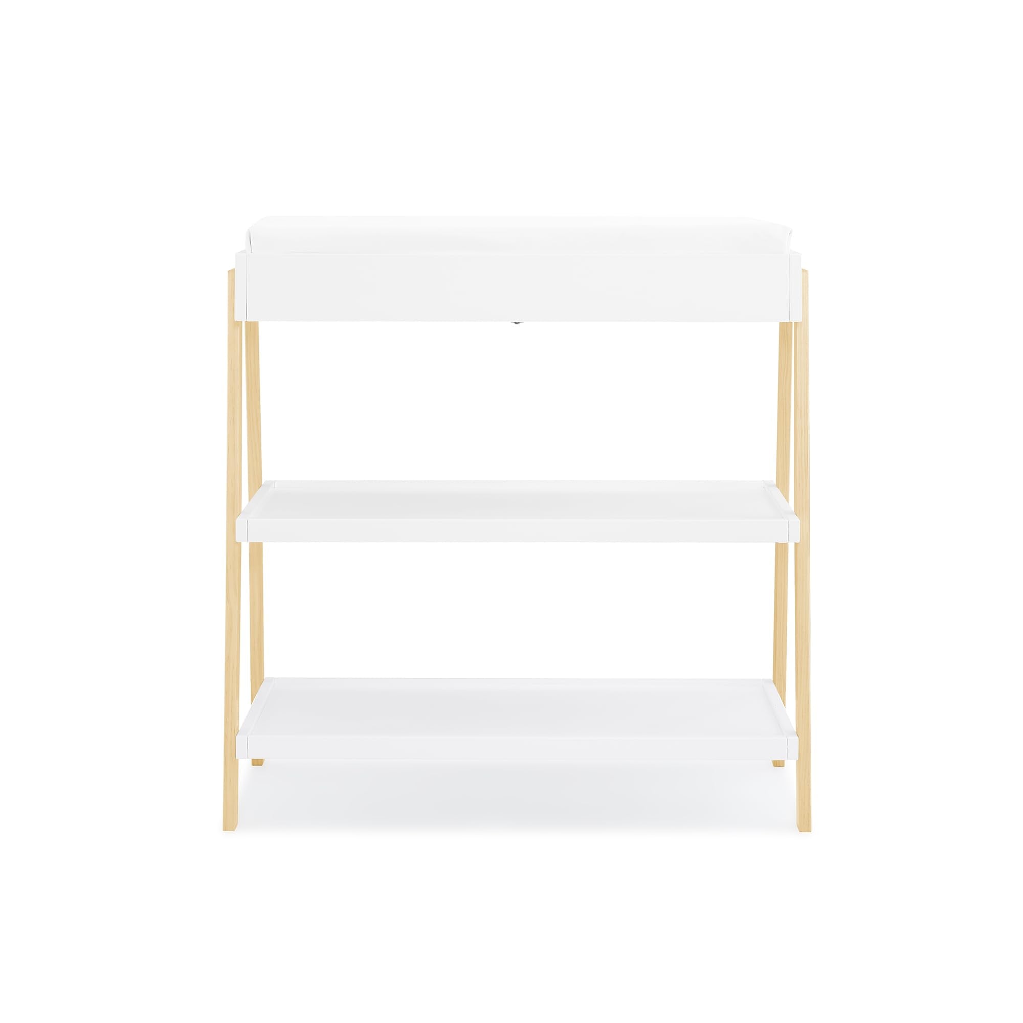 Scout Changing Table - Greenguard Gold Certified, Bianca White/Natural