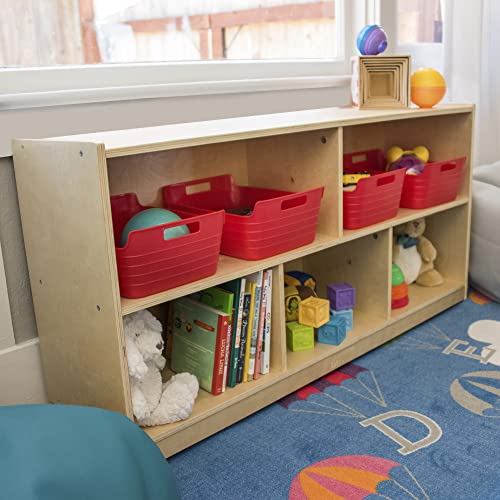 5-Compartment Mobile Storage Cabinet for Kids