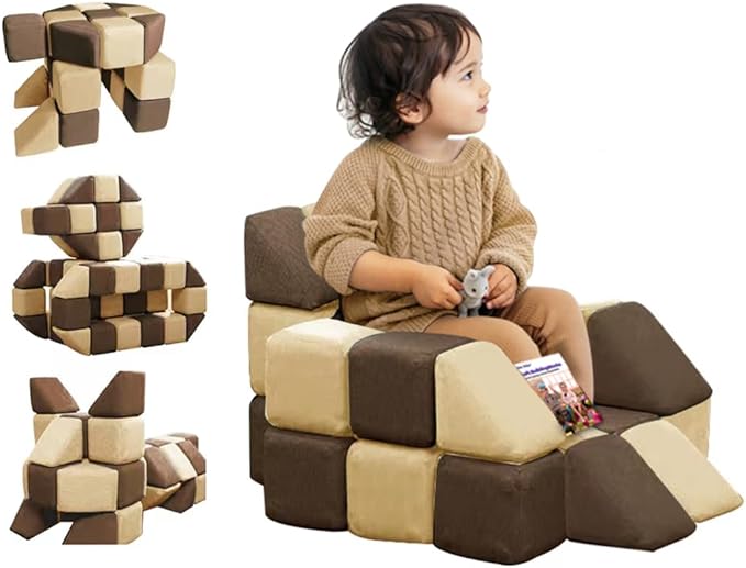 Magnetic Soft Building Blocks for Kids, Magnetic Blocks, Big Blocks, Educational Toys