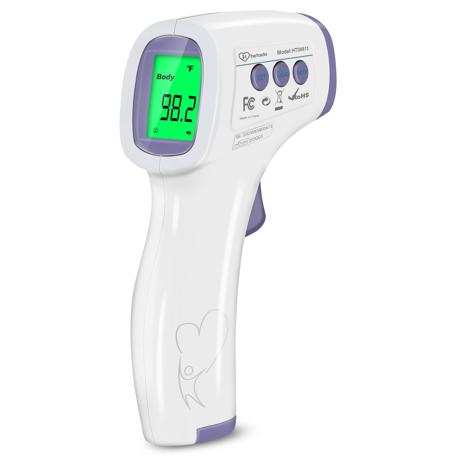Thermometer for Adults and Kids, No Touch Forehead Thermometer for Baby