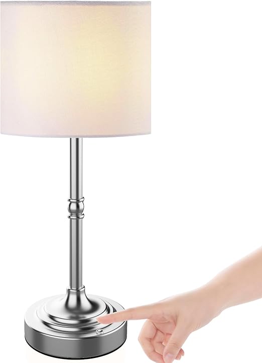 Battery Powered Table Lamp, Wireless LED Lamps, Cordless Touch Lamps