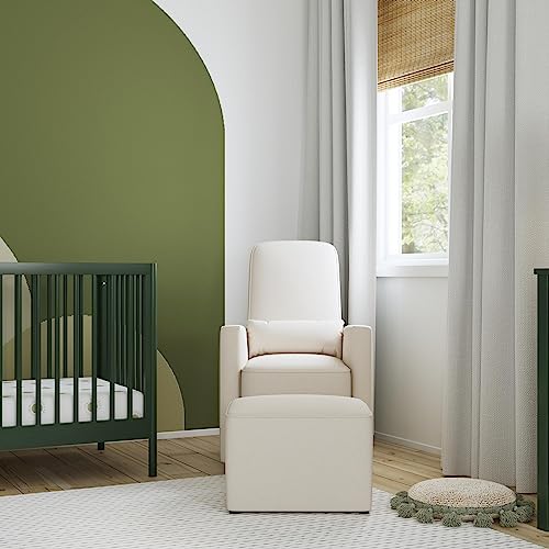Swivel Glider Chair with Storage Ottoman for Nursery