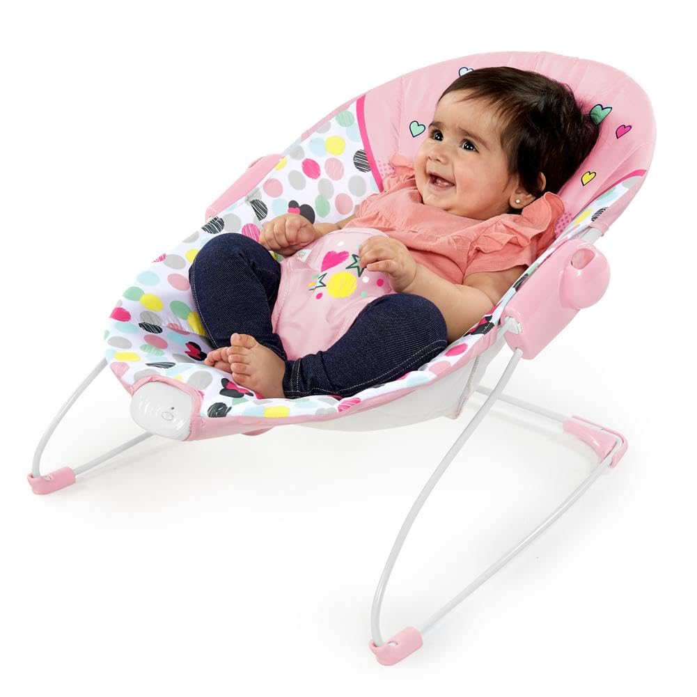 Disney Baby Minnie Mouse Baby Bouncer Soothing Vibrations
