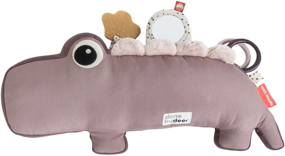 Croco Tummy Time Activity Toy and Deer Friends Fold-Out Sensory Cube - Sensory Play