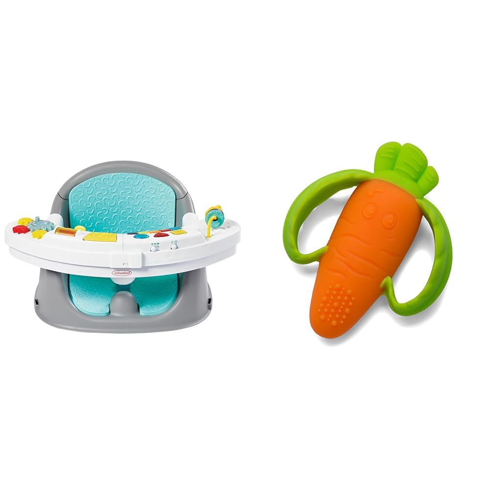 Music & Lights 3-in-1 Discovery Seat and Booster - Convertible, Infant Activity & Lil' Nibbles