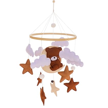 Baby Mobile for Crib, Baby Crib Mobile for Boys Girls, Baby Mobile for Bassinetg