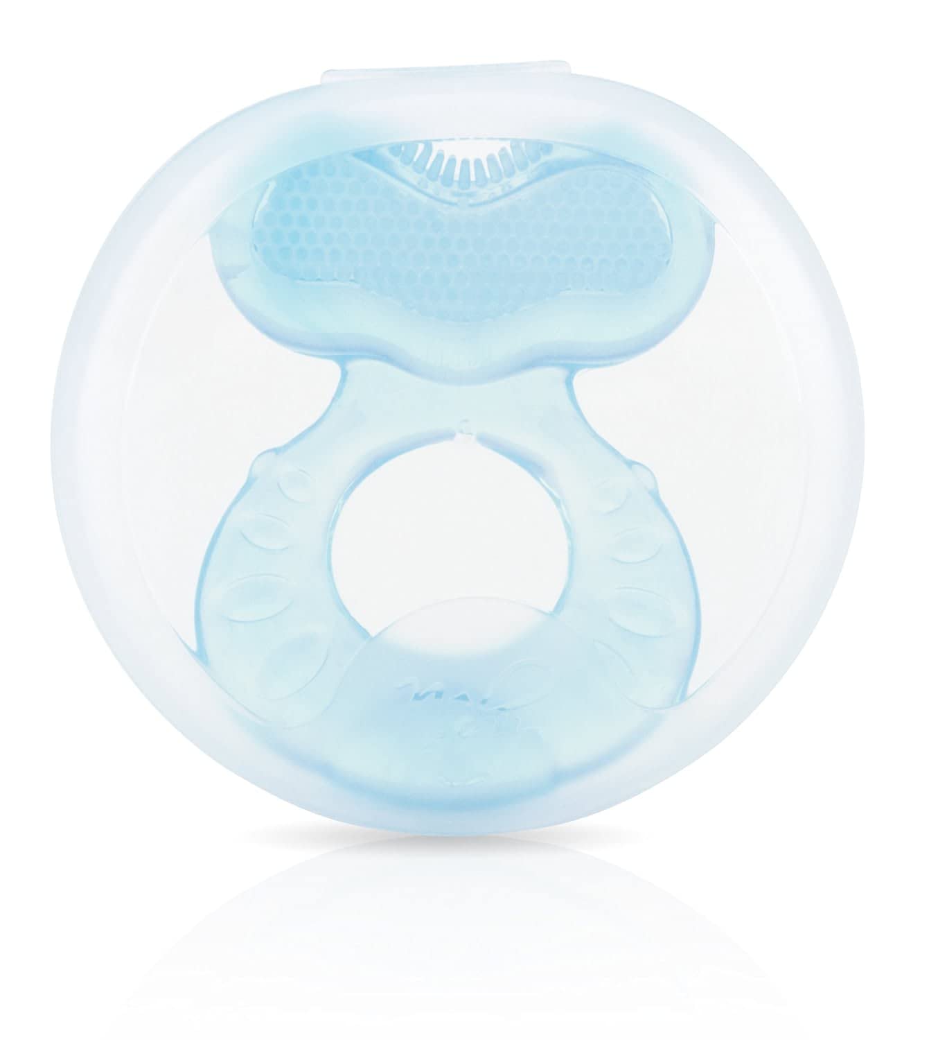 Nuby Silicone Teethe-EEZ Teether with Bristles, Includes Hygienic Case (Pack of 48)