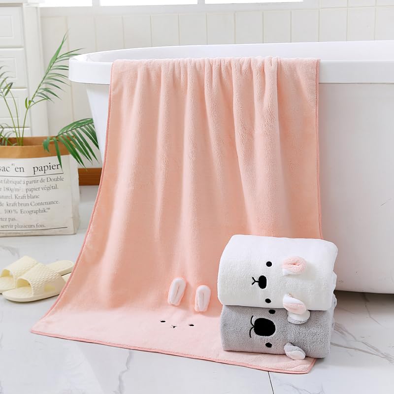 3-Pack Toddler Bath Towel Large 57x27 Inch | Hooded Kids