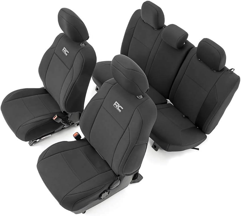 Neoprene Seat Covers for Toyota Tacoma (2016-2023) - Waterproof, UV Resistant