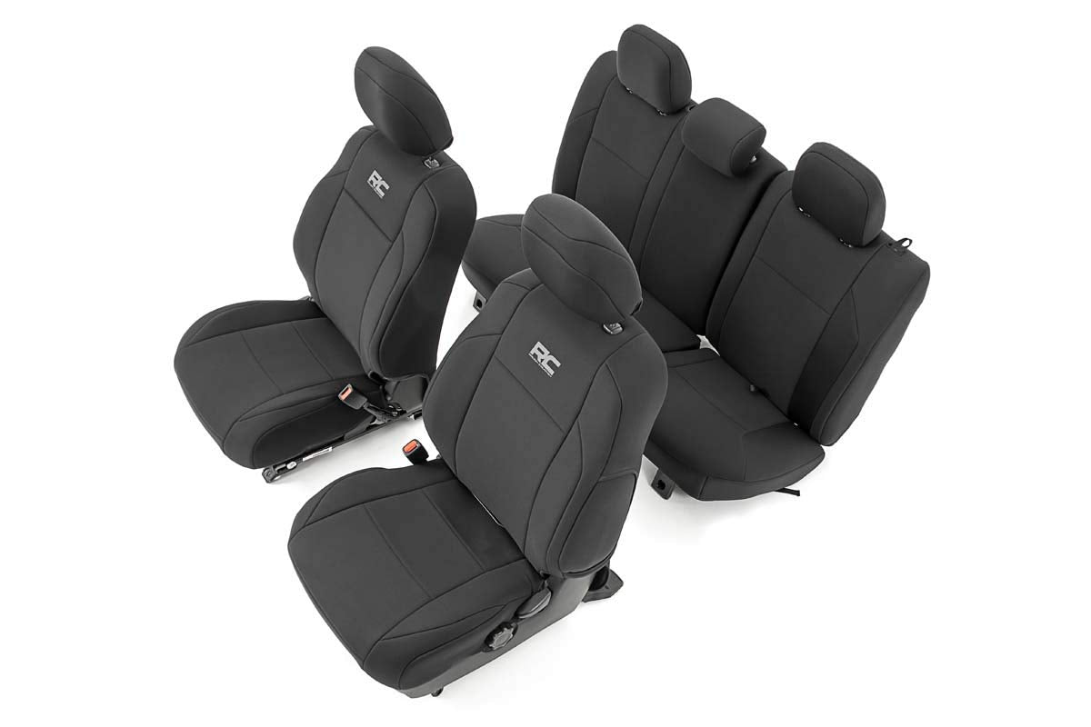 Neoprene Seat Covers for Toyota Tacoma (2016-2023) - Waterproof, UV Resistant
