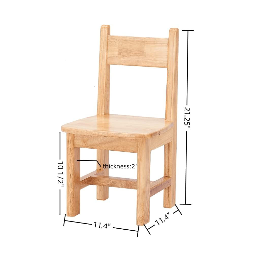 Solid Wood Children Chair for Kids Kindergarten and Home