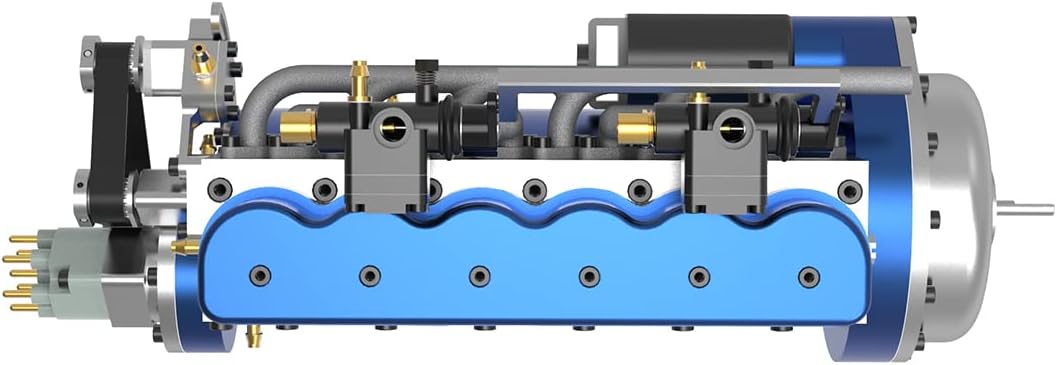 21CC HOWIN L6-210 Inline Six-Cylinder Four-Stroke Water-Cooled Engine Educational Toys