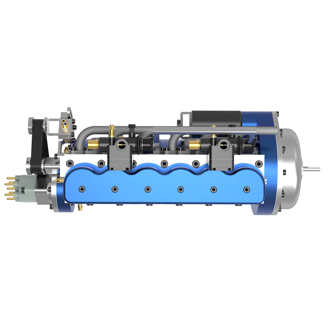 21CC HOWIN L6-210 Inline Six-Cylinder Four-Stroke Water-Cooled Engine Educational Toys